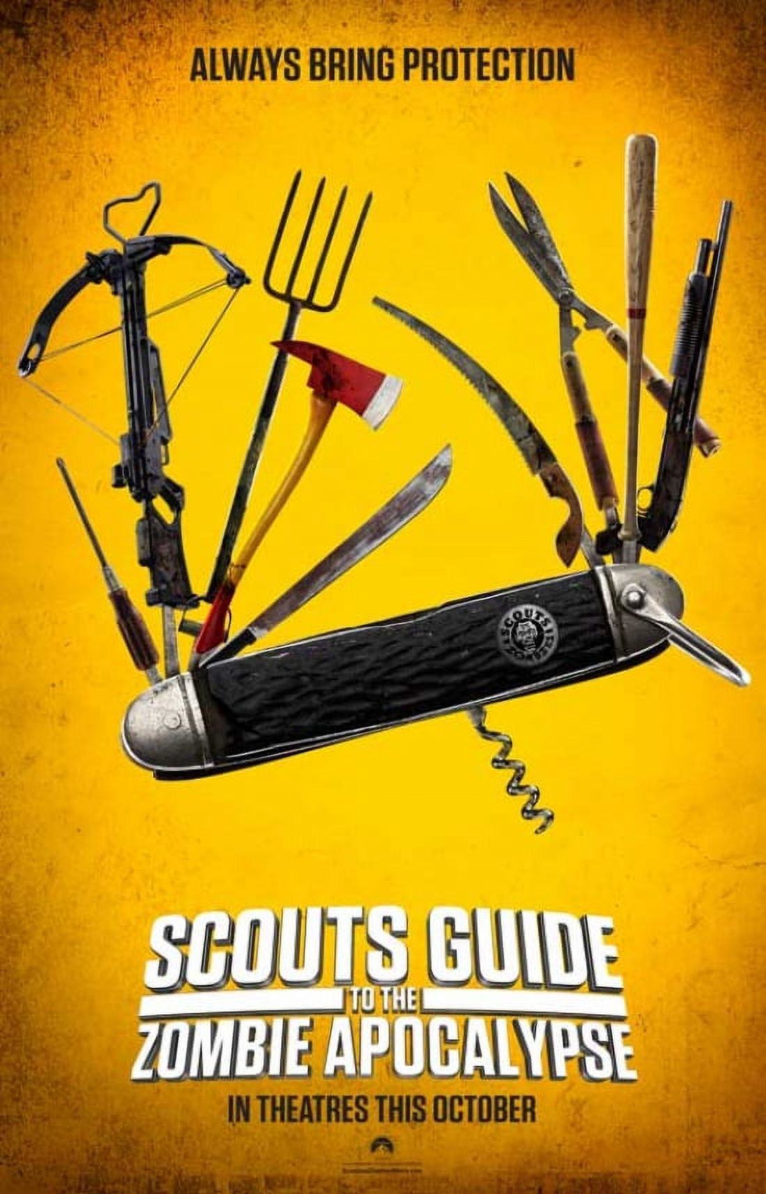Scouts Guide to the Zombie Apocalypse Movie Poster 11x17