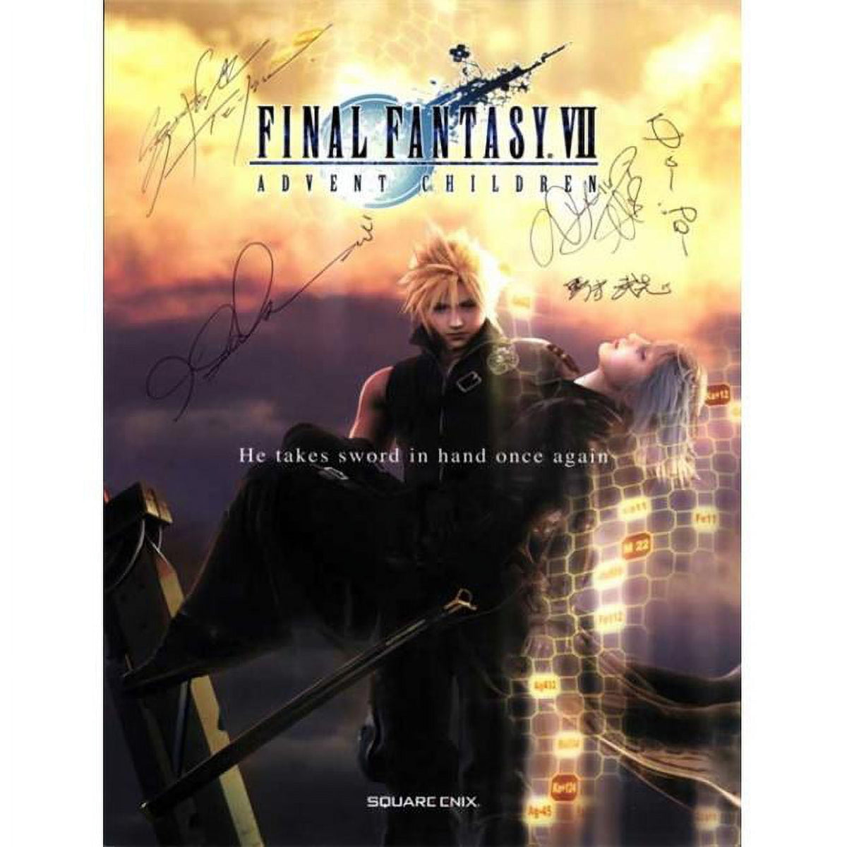 Final Fantasy VII Advent Children Movie Poster 11x17