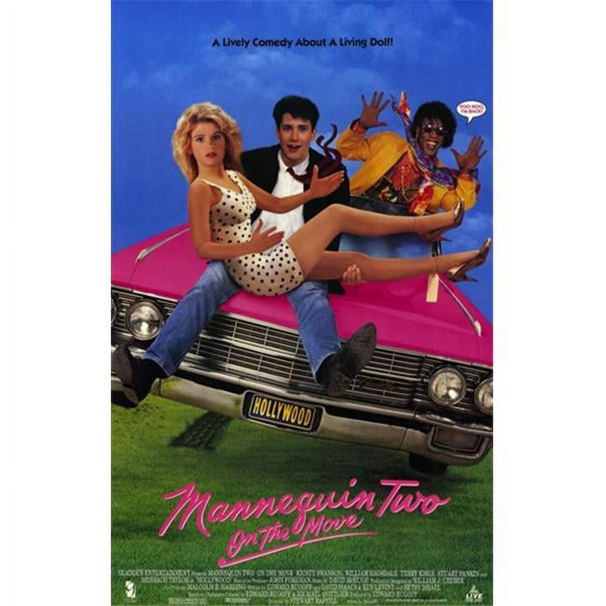 Mannequin 2 On the Move movie poster 11x17 featuring vibrant colors.