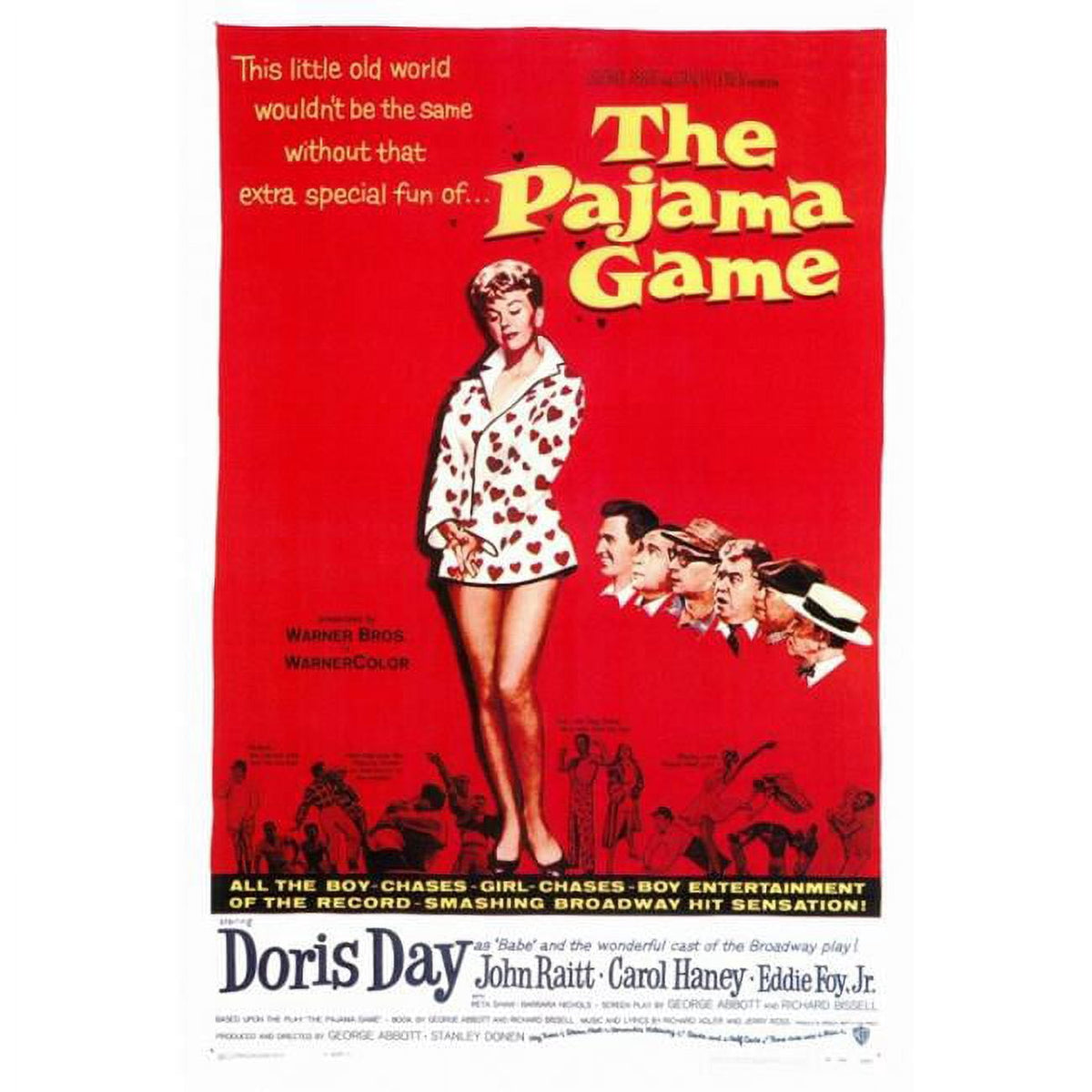 The Pajama Game Movie Poster Print 27x40
