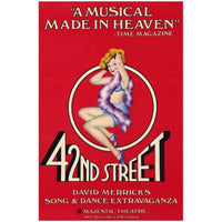 42nd Street Movie Poster Print showcasing Broadway theme in 27x40 size.