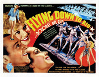Flying Fred Astaire and Ginger Rogers 1933 Movie Masterprint Poster