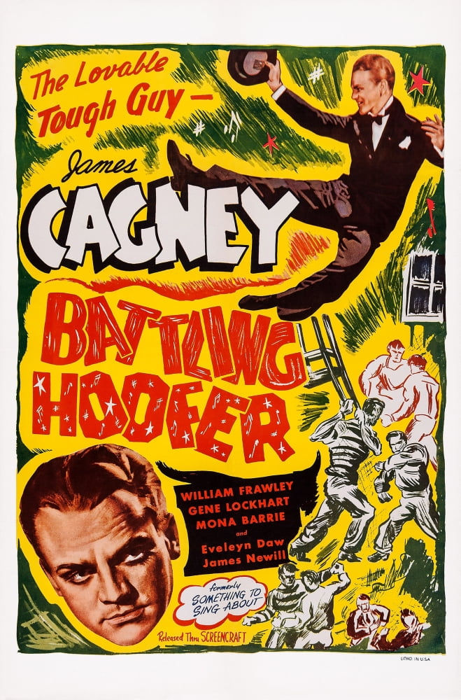 Something To Sing About movie poster featuring James Cagney, 1937 film art print
