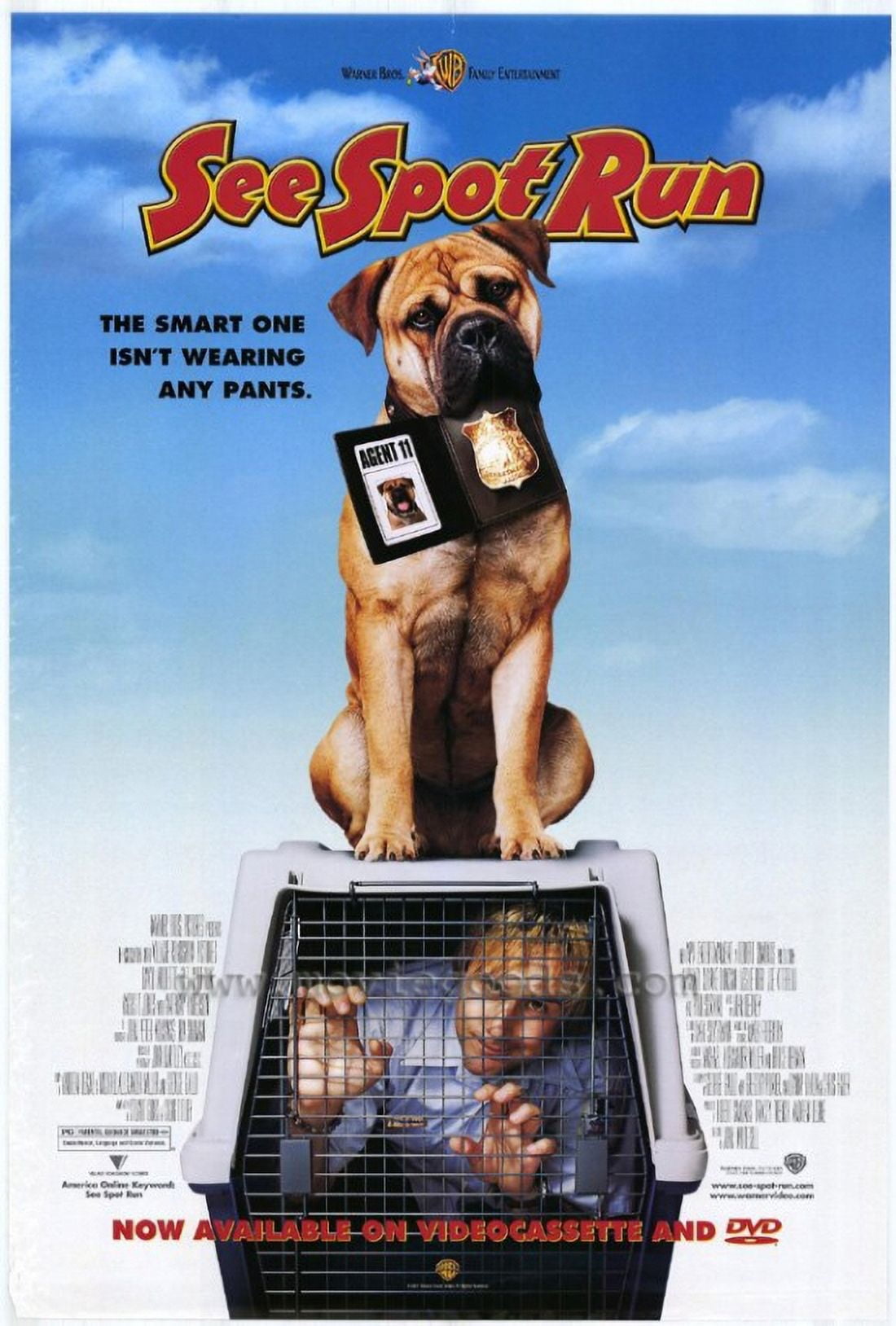 See Spot Run Movie Poster 11x17 print featuring vibrant colors and fun design.
