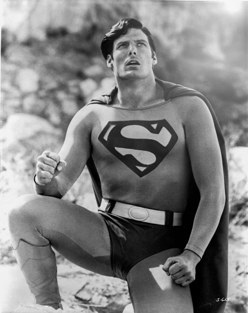 Superman portrait photo print available in multiple sizes.