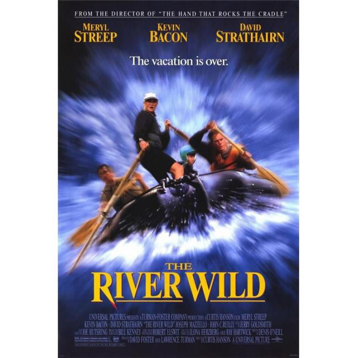 The River Wild Movie Poster Print 27x40 with dramatic imagery.
