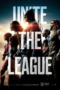 Justice League Movie Poster 11x17 Print featuring iconic superheroes.