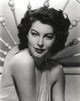 Close-up portrait photo print of Ava Gardner in a beautiful pose.