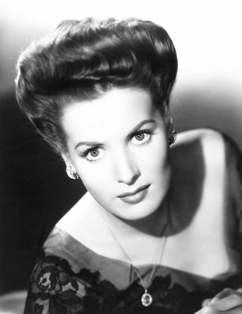 Maureen O'Hara 1941 photo print, available in multiple sizes, showcasing her timeless beauty.
