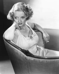 Bette Davis portrait poster print, perfect for classic cinema decor