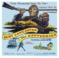 The Kentuckian movie poster featuring Burt Lancaster in 1955