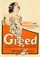 Greed movie masterprint poster featuring Zasu Pitts from 1924.