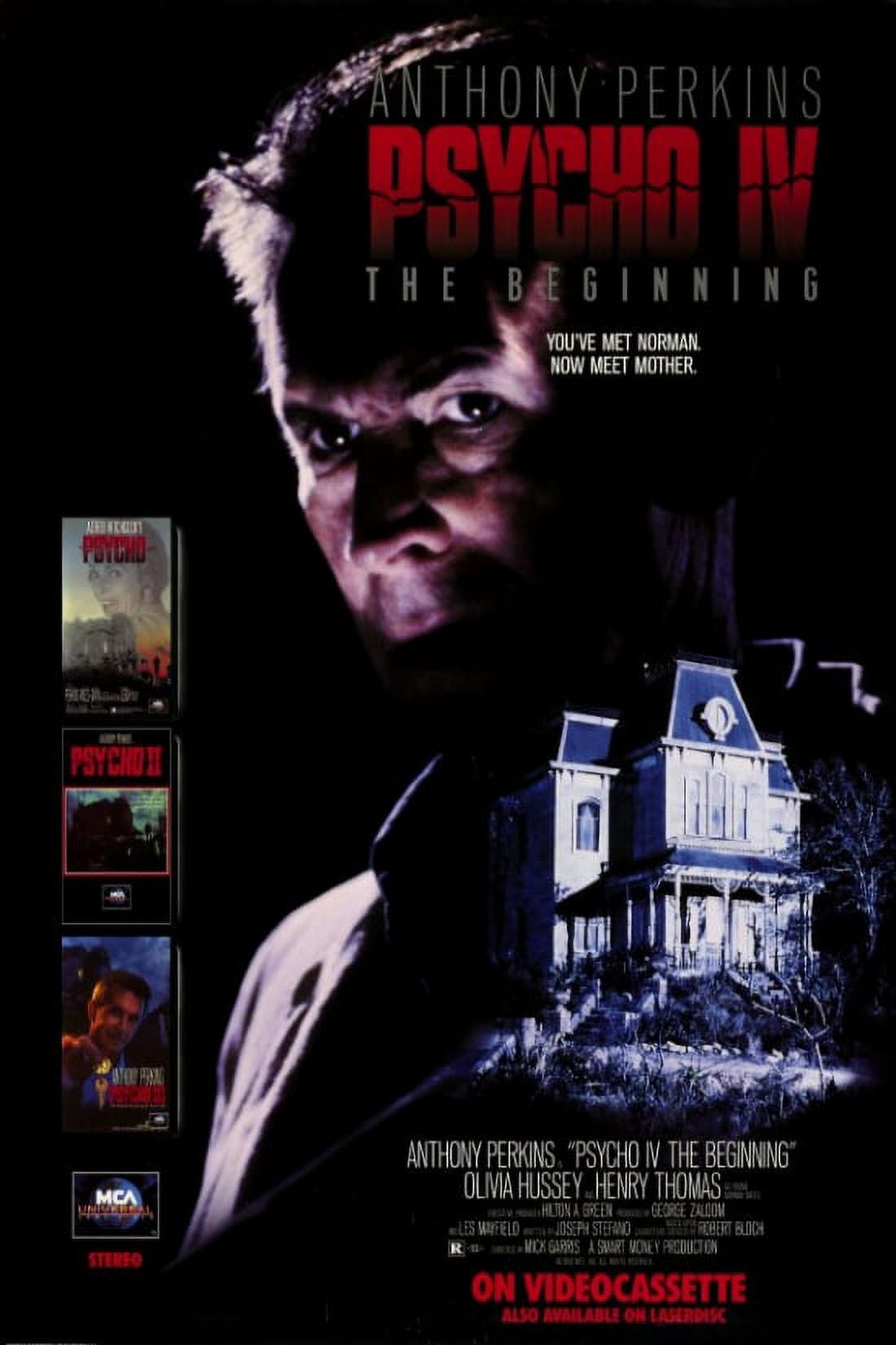 Psycho 4 The Beginning Movie Poster 11x17 print