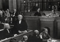 Witness For The Prosecution cast talking in movie scene photo print