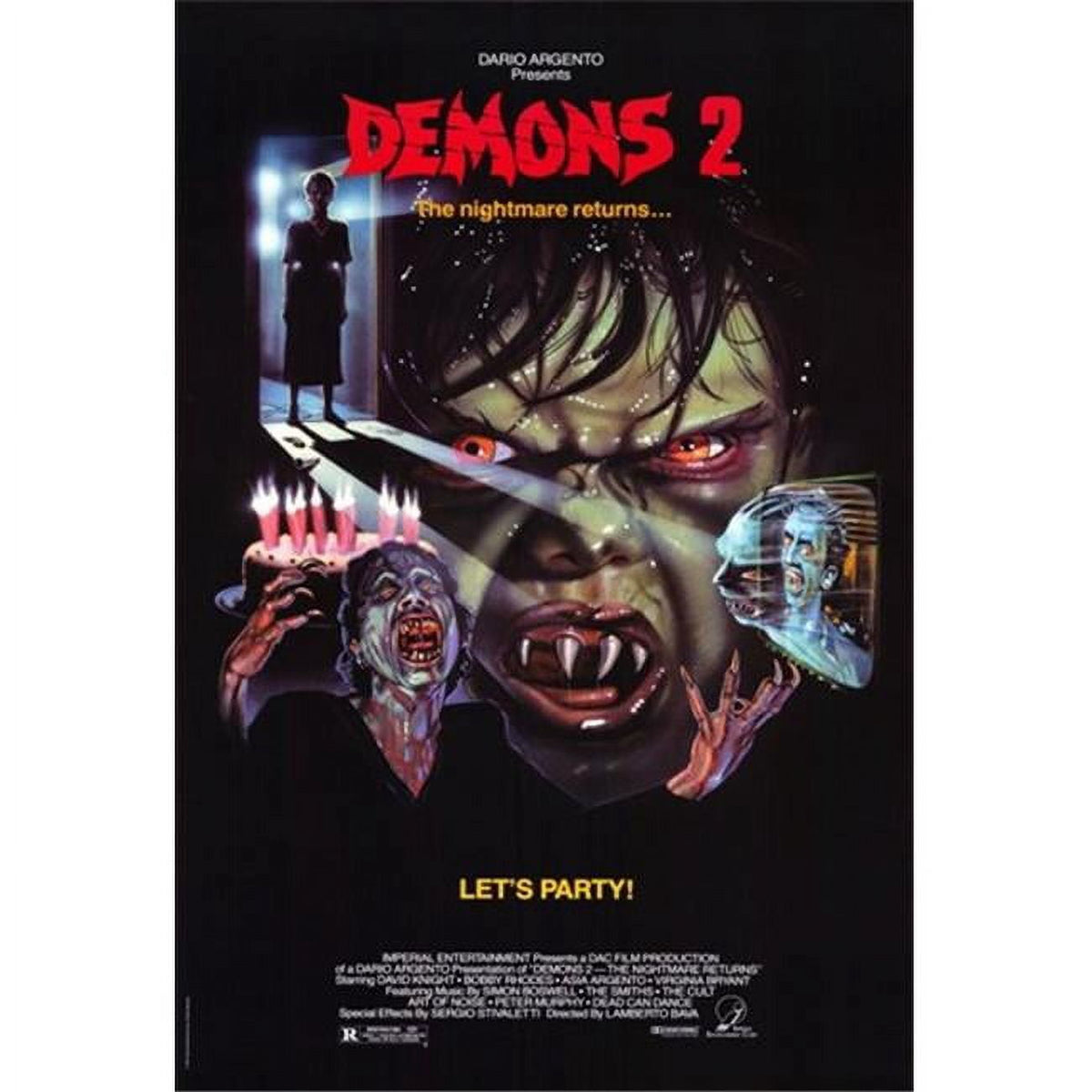 Demons 2 The Nightmare Returns Movie Poster - 11x17