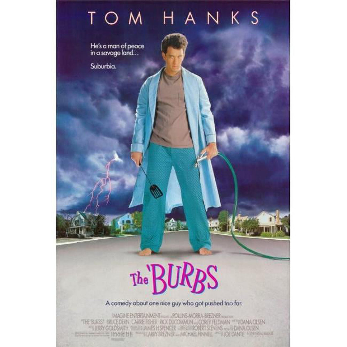 The Burbs Movie Poster Print 27x40 featuring classic film artwork.