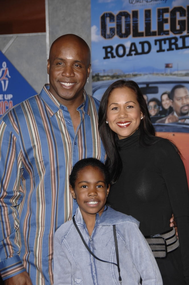Barry Bonds Family Photo Print at College Road Trip Premiere