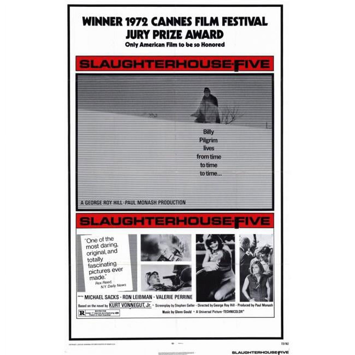 Slaughterhouse-Five Movie Poster 11x17 print showcasing iconic imagery.