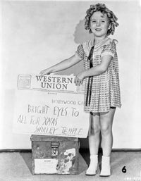 Shirley Temple Classic Portrait Photo Print - Vintage Hollywood