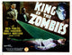 King of the Zombies movie masterprint poster featuring John Archer, Mantan Moreland, and Henry Victor.