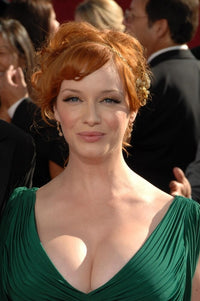 Christina Hendricks arriving at the Primetime Emmy Awards in 2008 - Photo Print