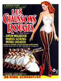 The Red Shoes movie poster featuring Moira Shearer - 1948