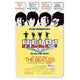 The Beatles Help! movie poster art print featuring Ringo Starr, Paul McCartney, John Lennon, and George Harrison.