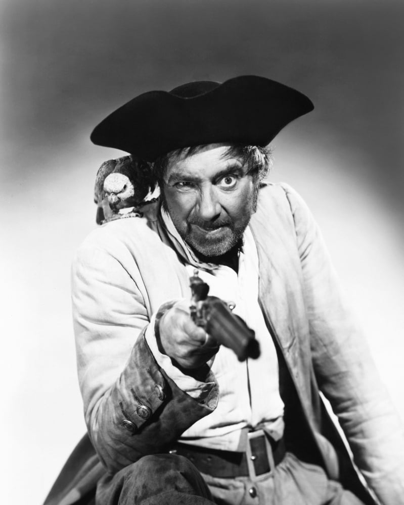 Treasure Island Photo Print featuring Robert Newton, classic film art.