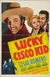 Lucky Cisco Kid Movie Poster 11x17 print showcasing classic cinema.