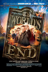 The World's End movie poster - 11x17 print, vibrant design.
