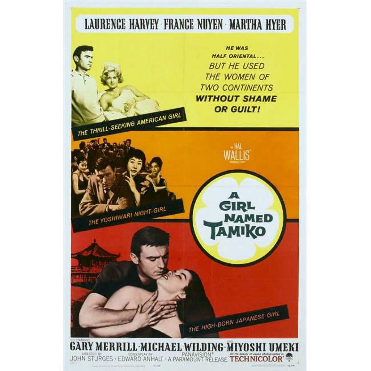 Girl Named Tamiko Movie Poster 11x17 size, cinematic art print