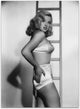 Diana Dors Ladder Photo Print - Vintage Glamour Art