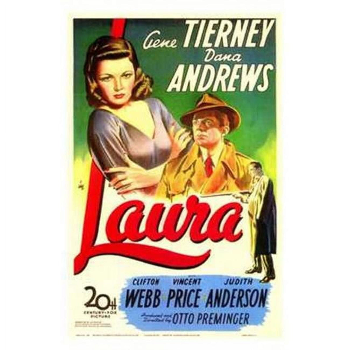 Laura Movie Poster - Classic Film Art Print (11x17)