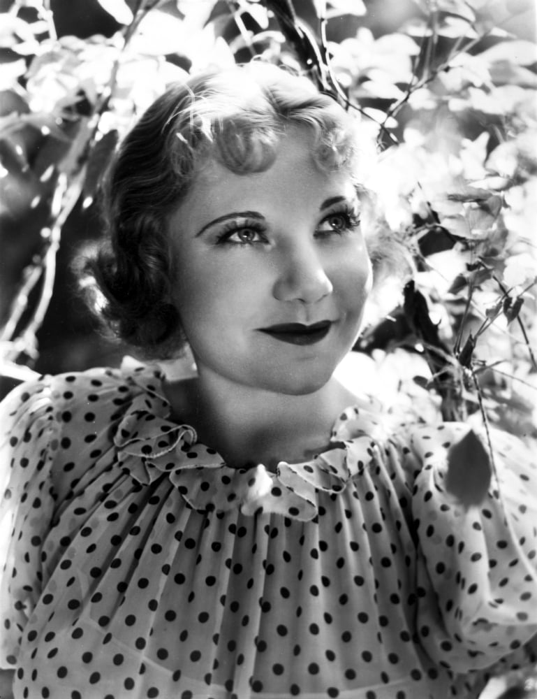 Portrait of Una Merkel photo print showcasing classic Hollywood charm.