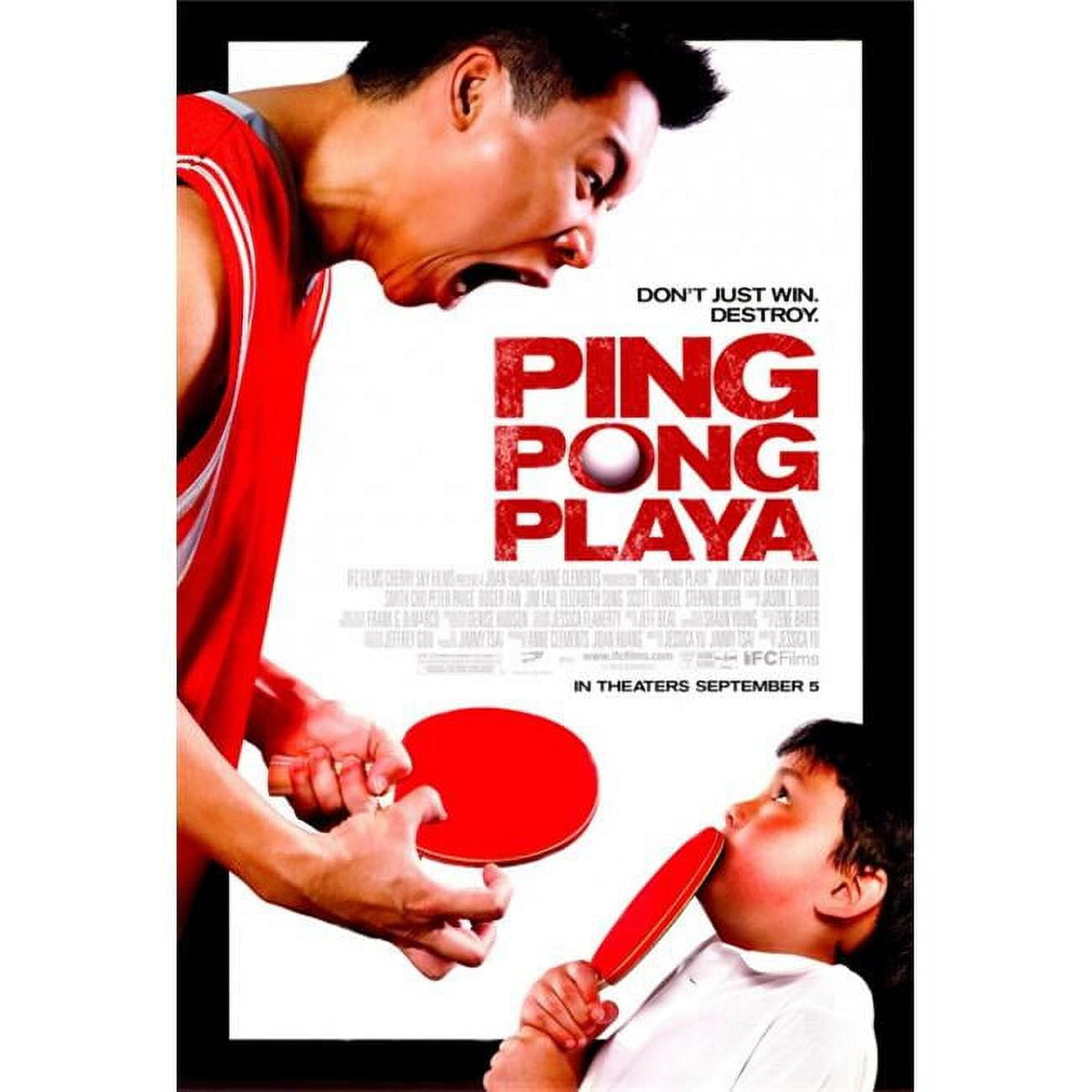 Ping Pong Playa movie poster print showcasing vibrant imagery and comedy.