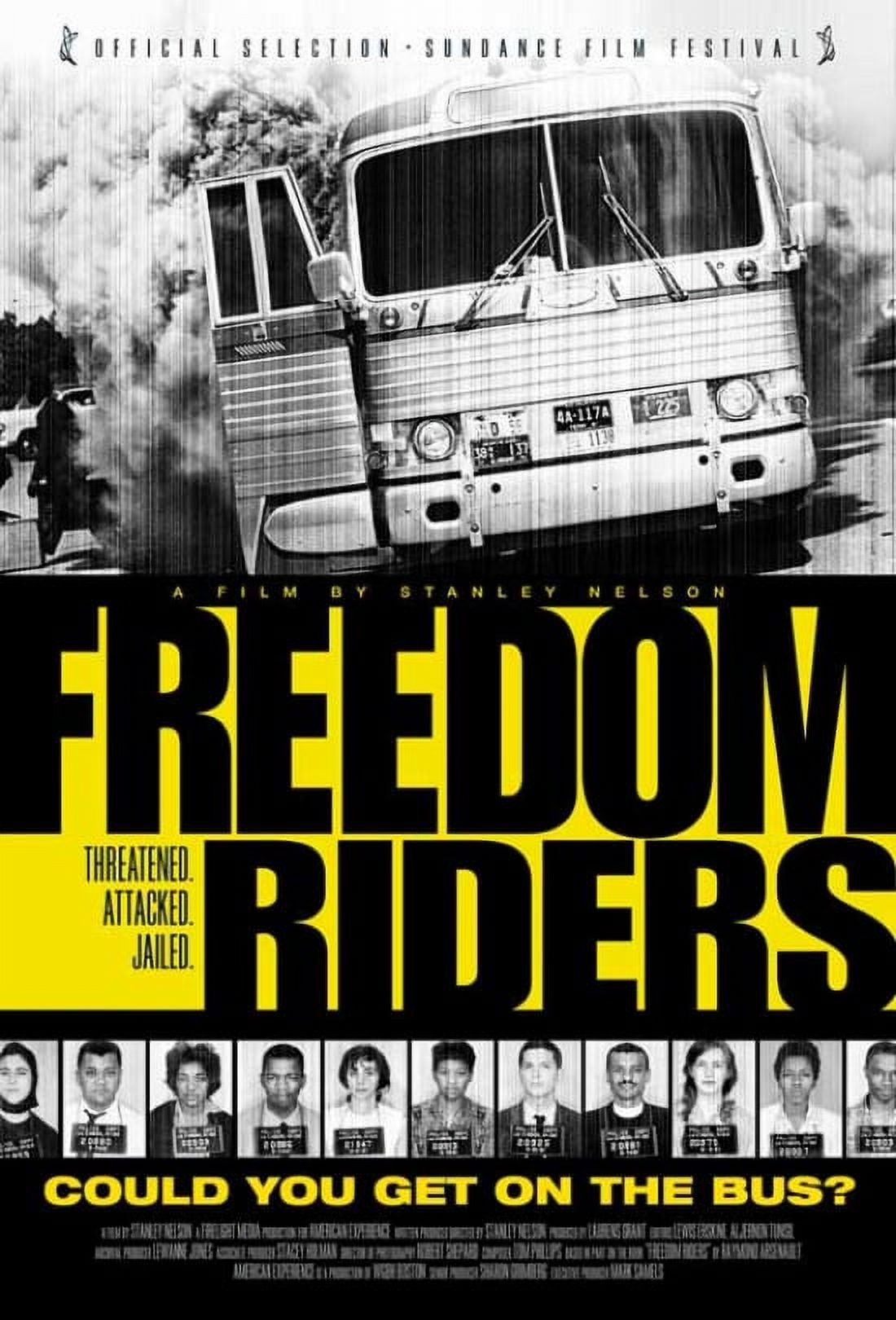 Freedom Riders Movie Poster 11x17 - Vibrant wall art celebrating civil rights.