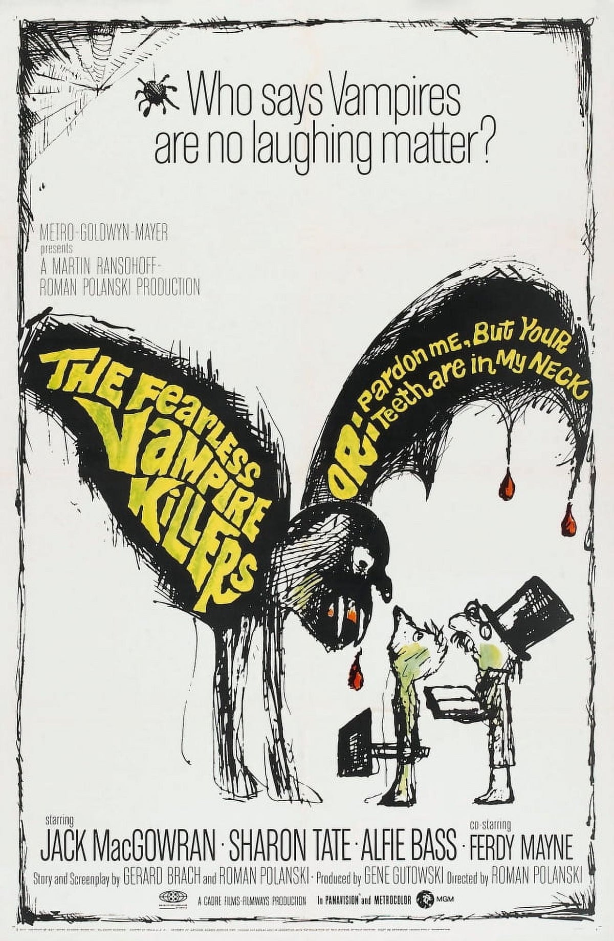 The Fearless Vampire Killers 1967 movie poster print