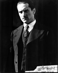 Robert De Niro as Vito Corleone black and white photo print