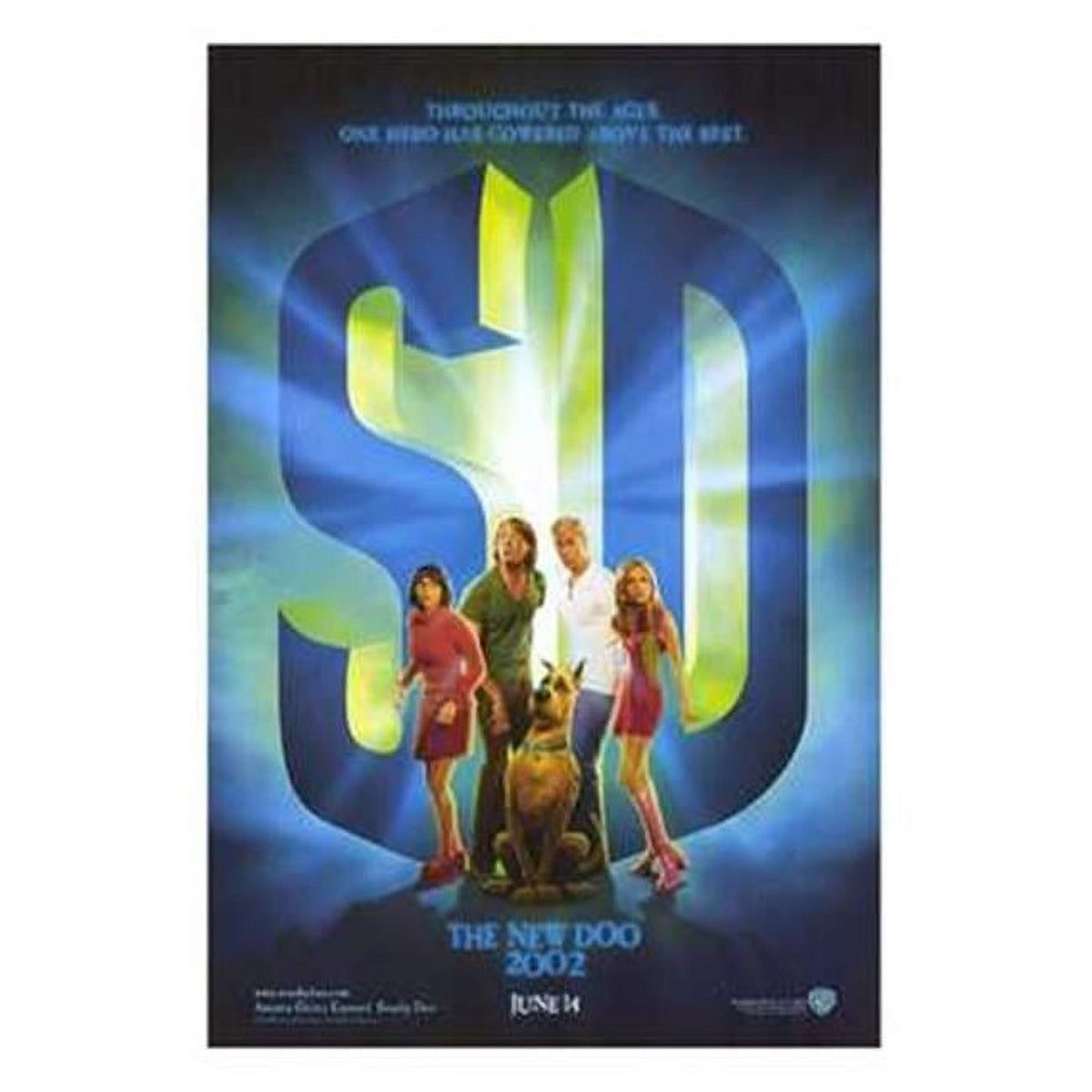 Scooby-Doo Movie Poster featuring Scooby and the gang solving mysteries in vibrant colors.
