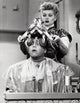 I Love Lucy film still photo print capturing classic television humor.