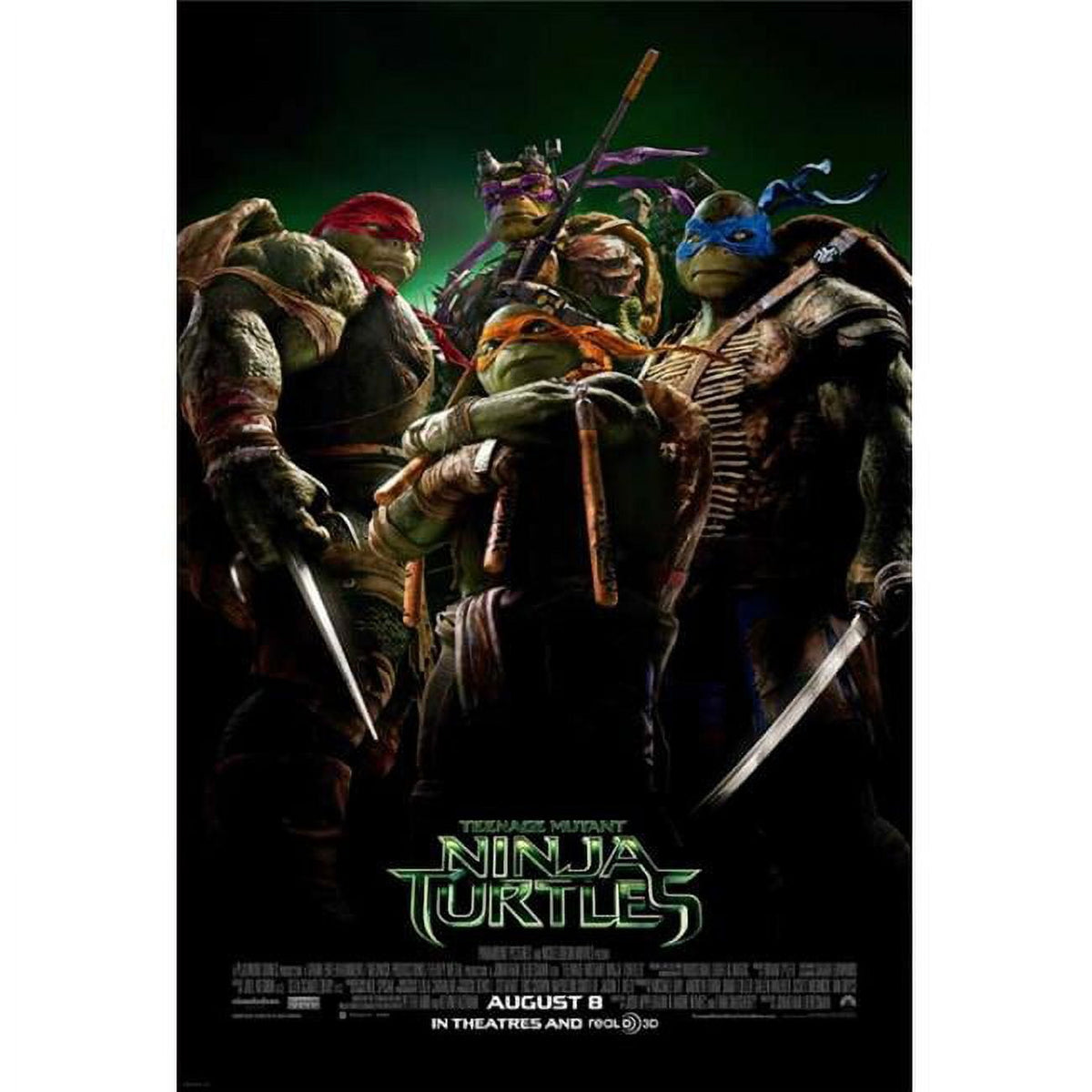 Teenage Mutant Ninja Turtles movie poster print 27x40