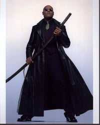 Laurence Fishburne Holding Sword in The Matrix Reloaded Photo Print