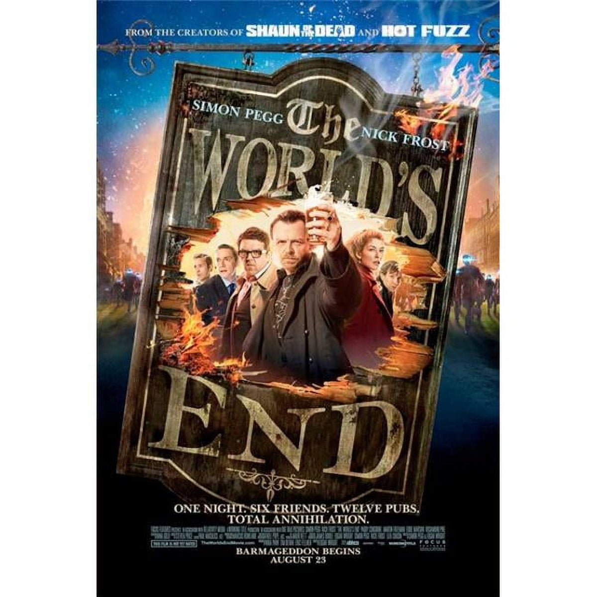 The World's End Movie Poster Print - 27x40 inches