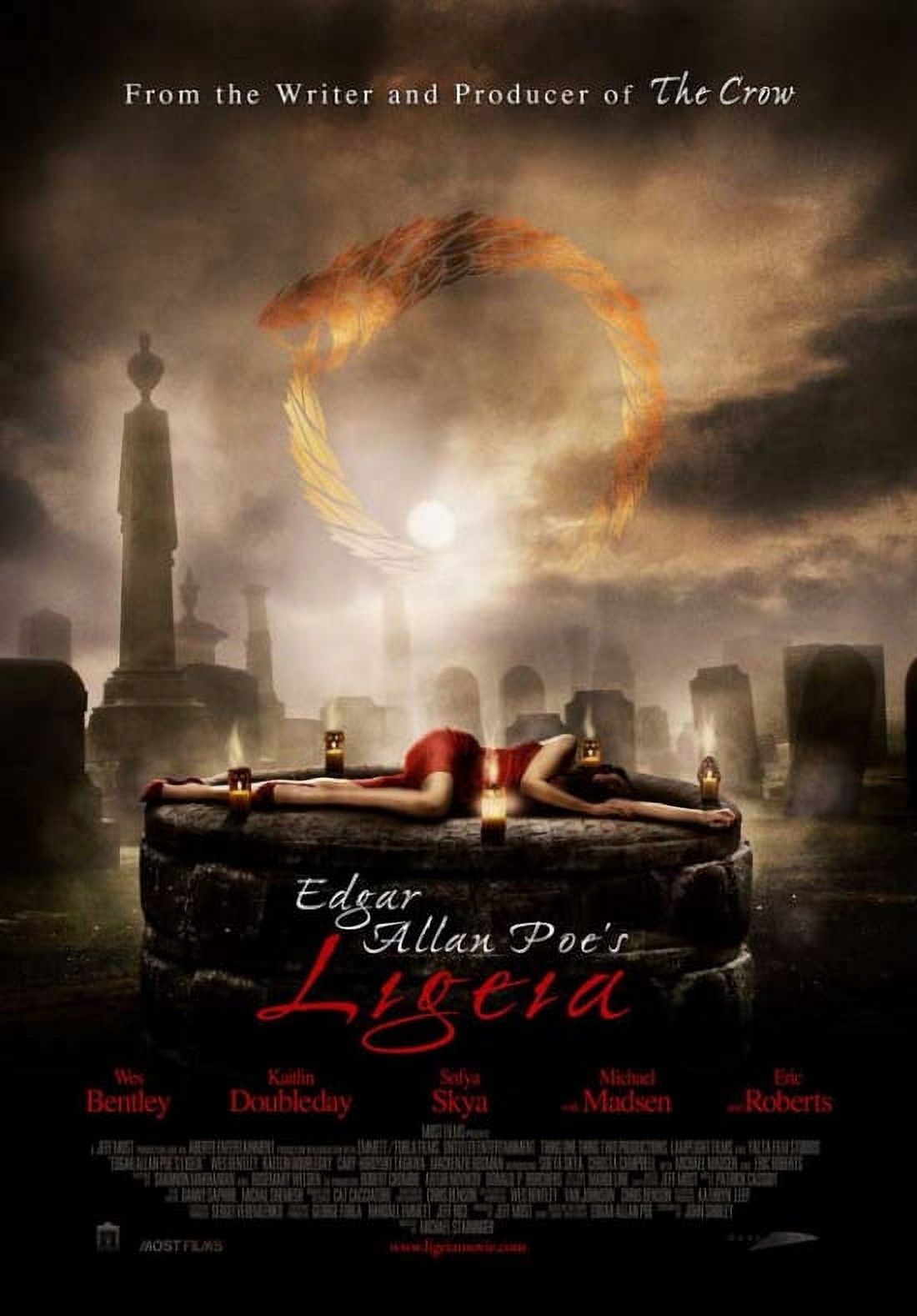 Ligeia Movie Poster by Edgar Allan Poe - 11x17 premium print