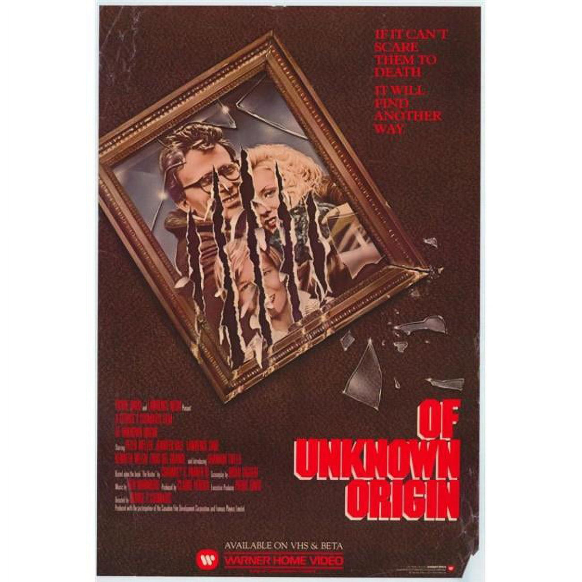 Of Unknown Origin Movie Poster Print - 27x40 size
