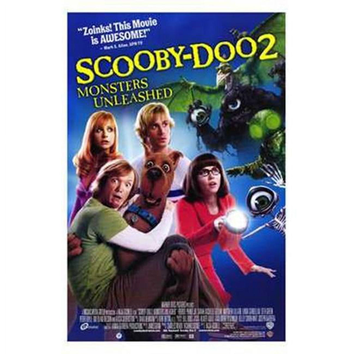 Scooby-Doo 2 Monsters Unleashed Movie Poster 11x17