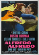 1972 movie masterprint poster featuring Stefania Sandrelli and Dustin Hoffman.