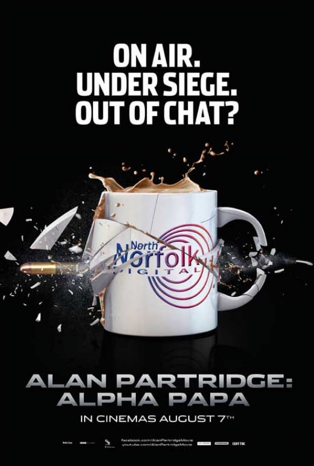 Alan Partridge movie poster print in 11 x 17 size.