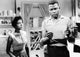 A Raisin in the Sun movie poster featuring Ruby Dee and Sidney Poitier, 1961 classic film art print.
