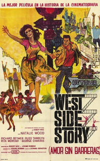 West Side Story movie poster 11x17 print showcasing iconic scenes from the film.